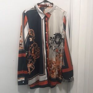Night After Work Satin Shirt